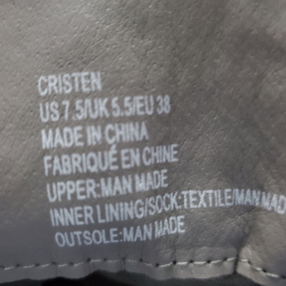 Gray, Cristen, combat boots - Picture 7 of 7